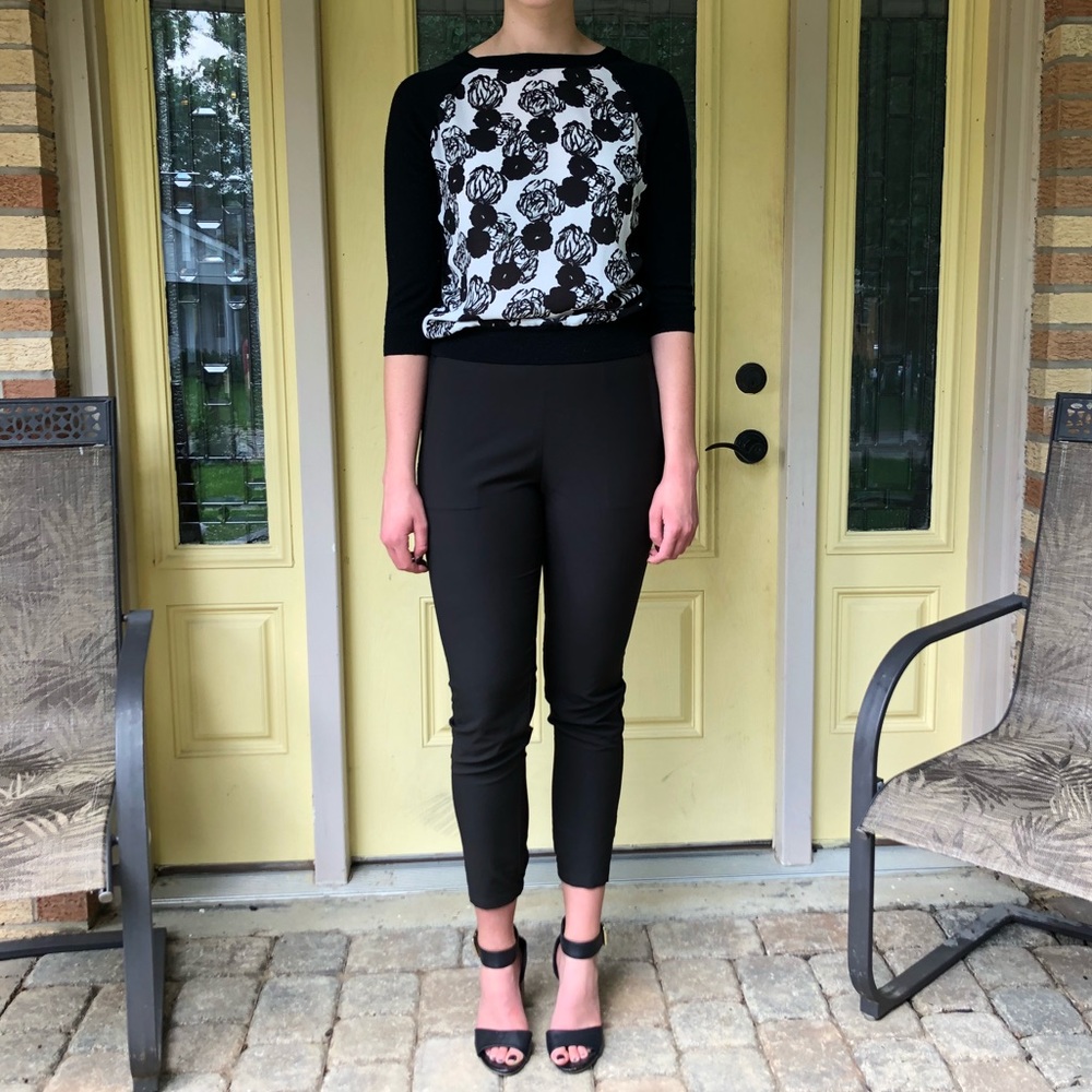 J. Crew Floral Sweater